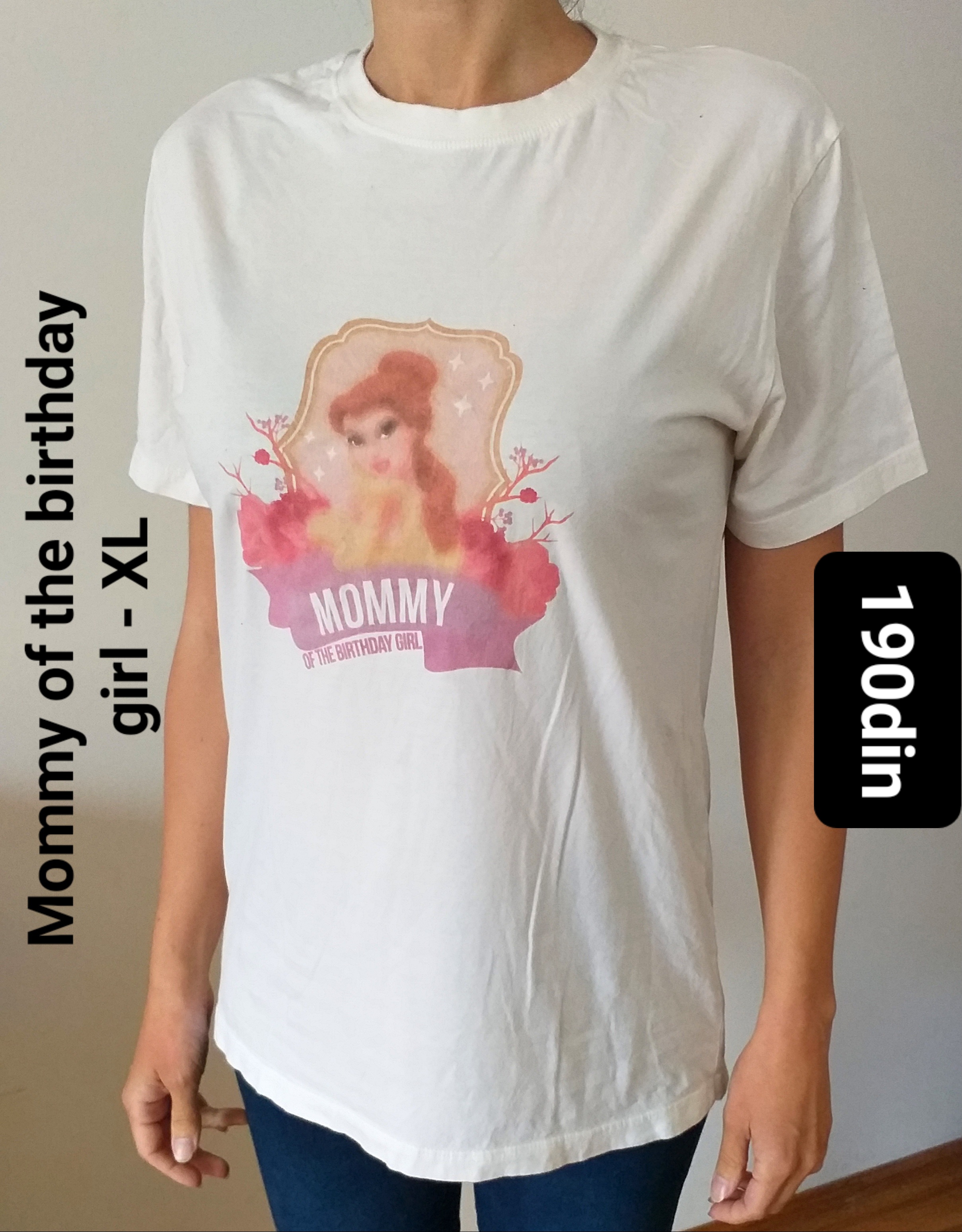 Mommy ženska majica bela Lepotica i zver XL/42