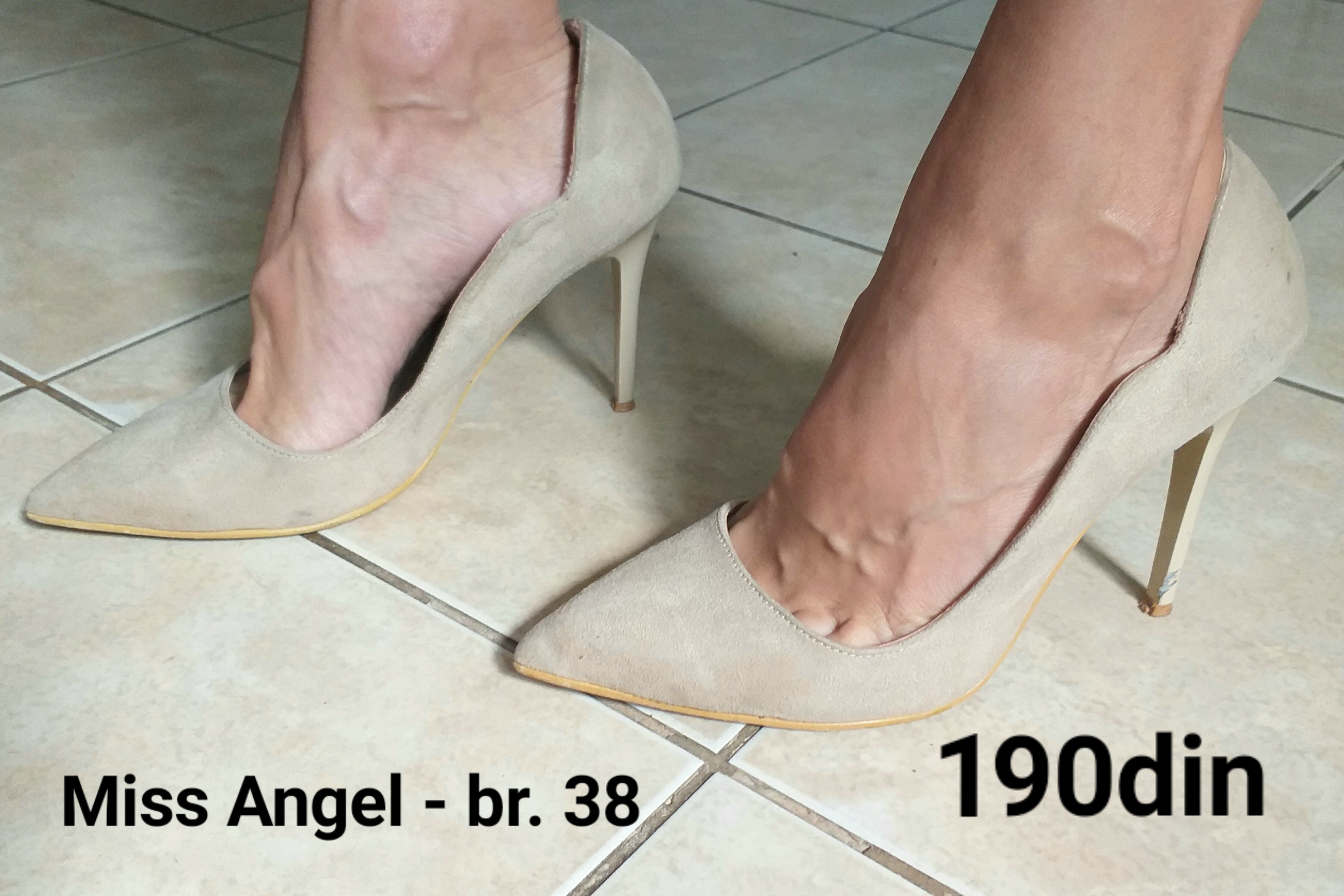 Miss Angel ženske cipele na štiklu salonke krem br. 38 - Kupindo.com  (75105009)