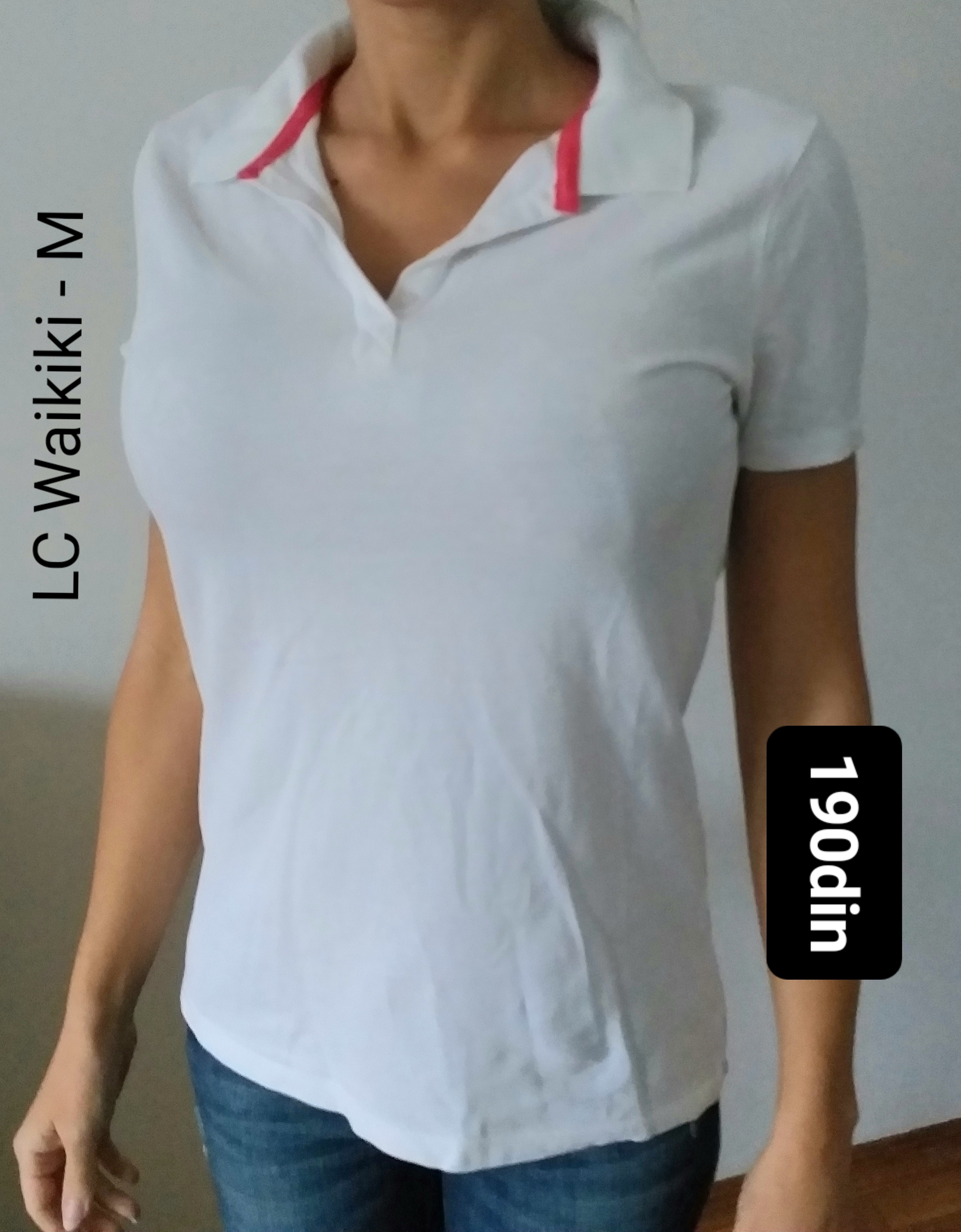 LC Waikiki ženska polo majica bela M/38