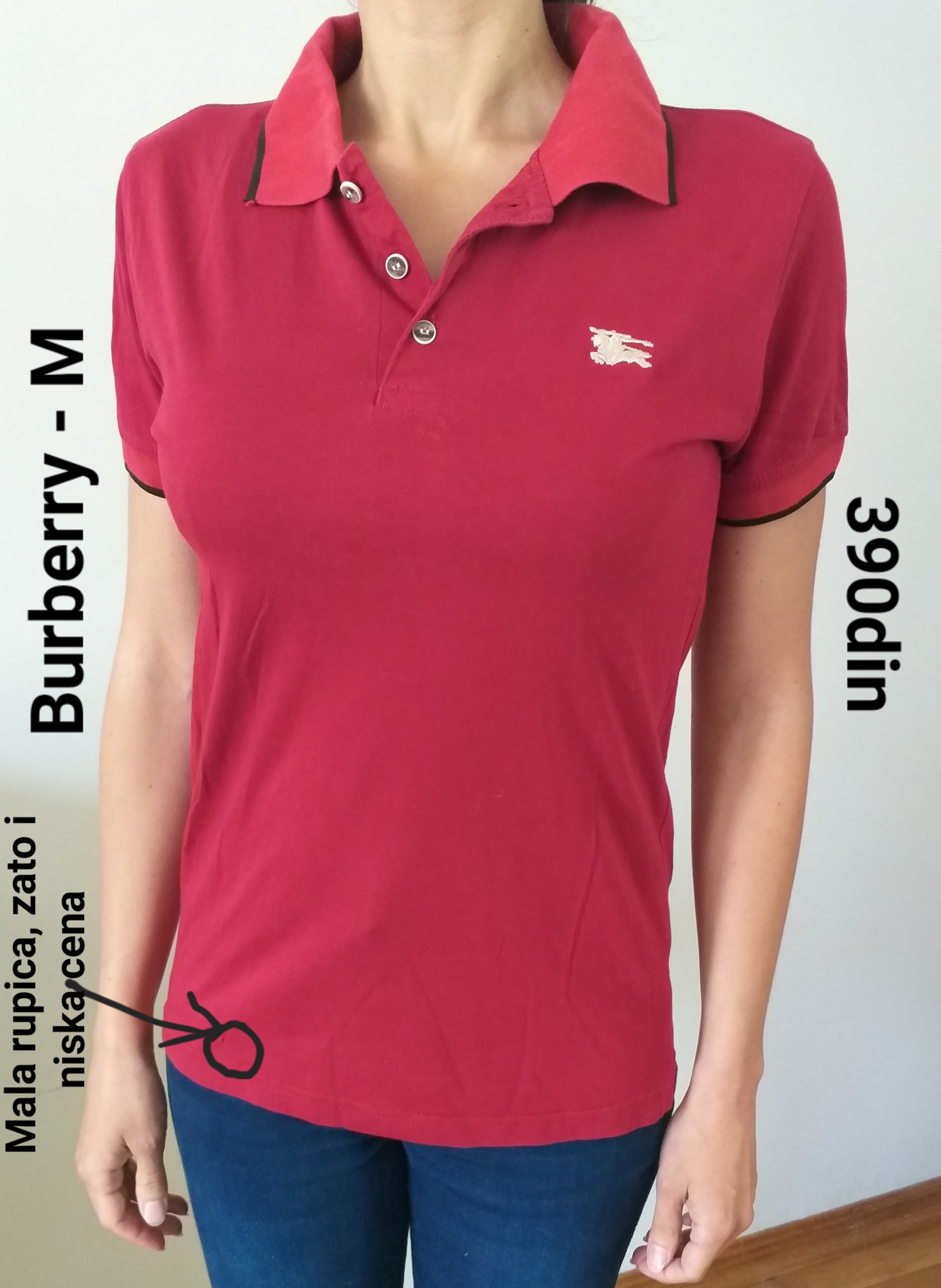 Burberry ženska crvena majica M