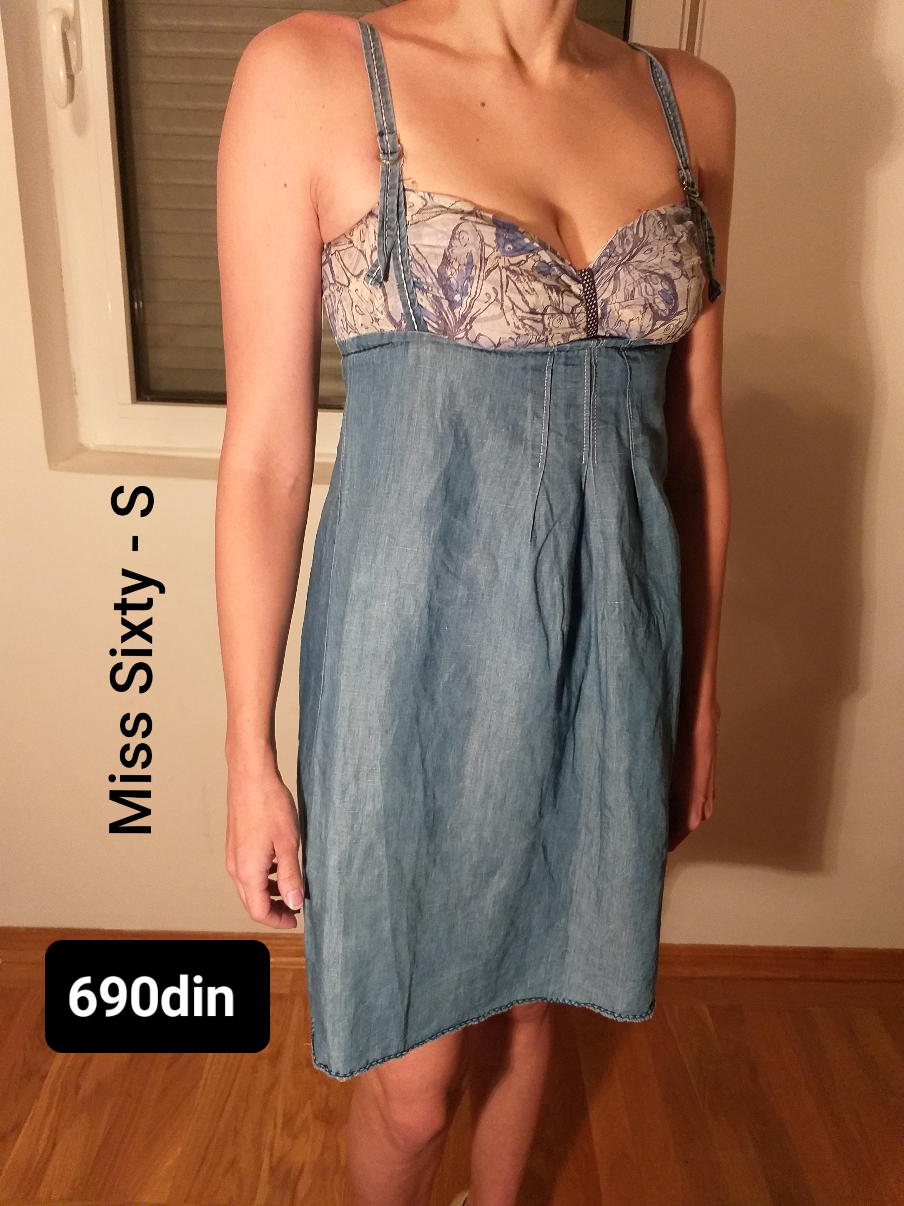 Miss Sixty letnja teksas haljina S/36 - ORIGINAL